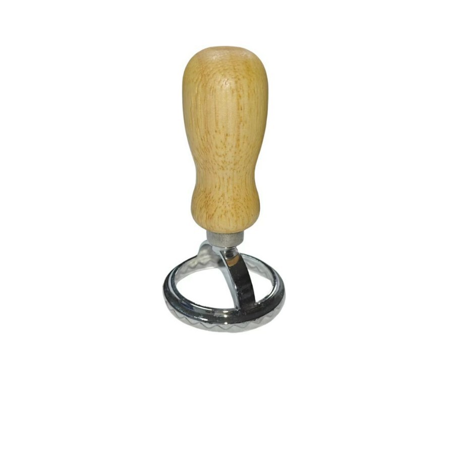 utensilios de cocina de aleación de zinc domésticos pequeños moldes de galletas en relieve circulares prensador de horneado
