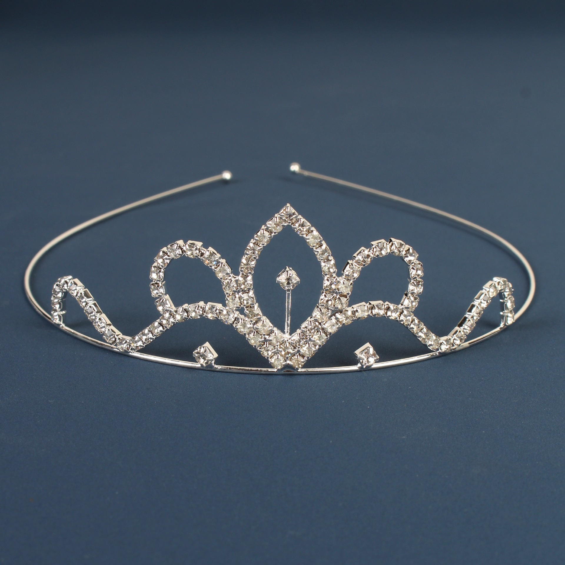 Fabricante recomendar estilo coreano niños diadema nupcial rhinestone tocado estilo coreano vestido de boda garra cadena Accesorios al por mayor