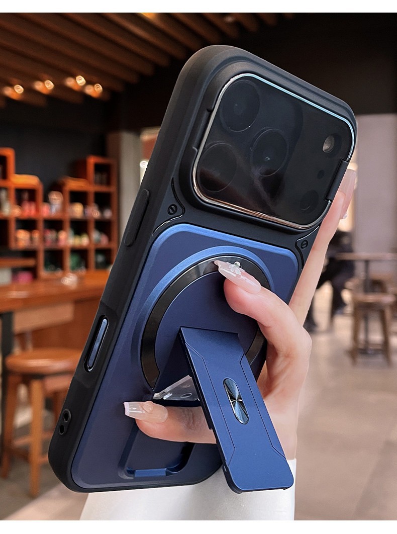 PinShield multifuncional para iphone17 nuevo soporte plegable invisible de absorción para Apple 16PROMAX