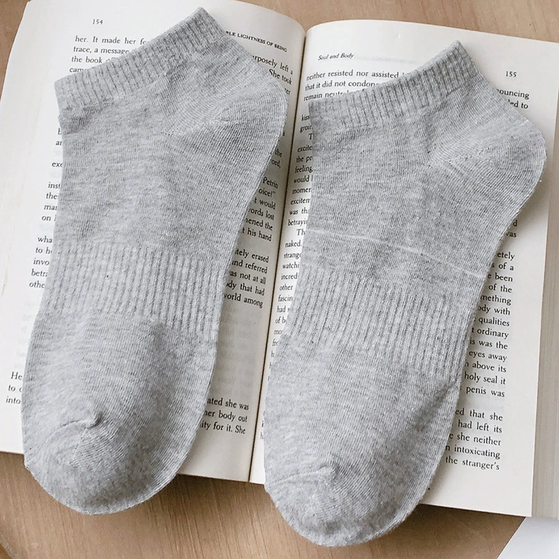 Одноразовые носки для лодыжки, 100 пар, унисекс, один размер, assorted черный белый серый