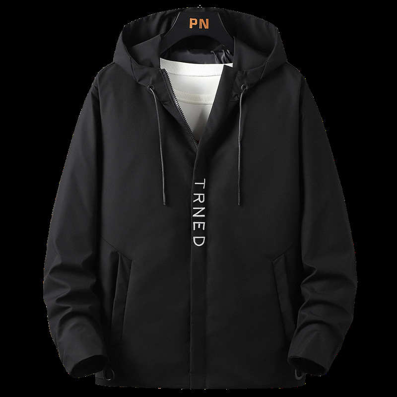 재킷 남자의 2021 새로운 봄과 가을 남자의 최고 청소년 후드 캐주얼 인쇄 남성 코트 얇은