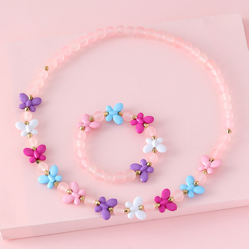 Simple Style Butterfly Plastic Resin Butterfly Kidu0027S Bracelets