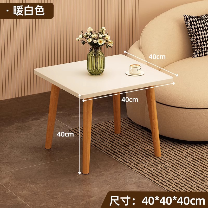 [단층 원목] 따뜻한 흰색 40*40*40CM (고급 보드)