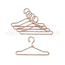 厂家现货金属4cm宽小衣架8分/12分bjd娃娃挂衣架ob11迷你小衣架