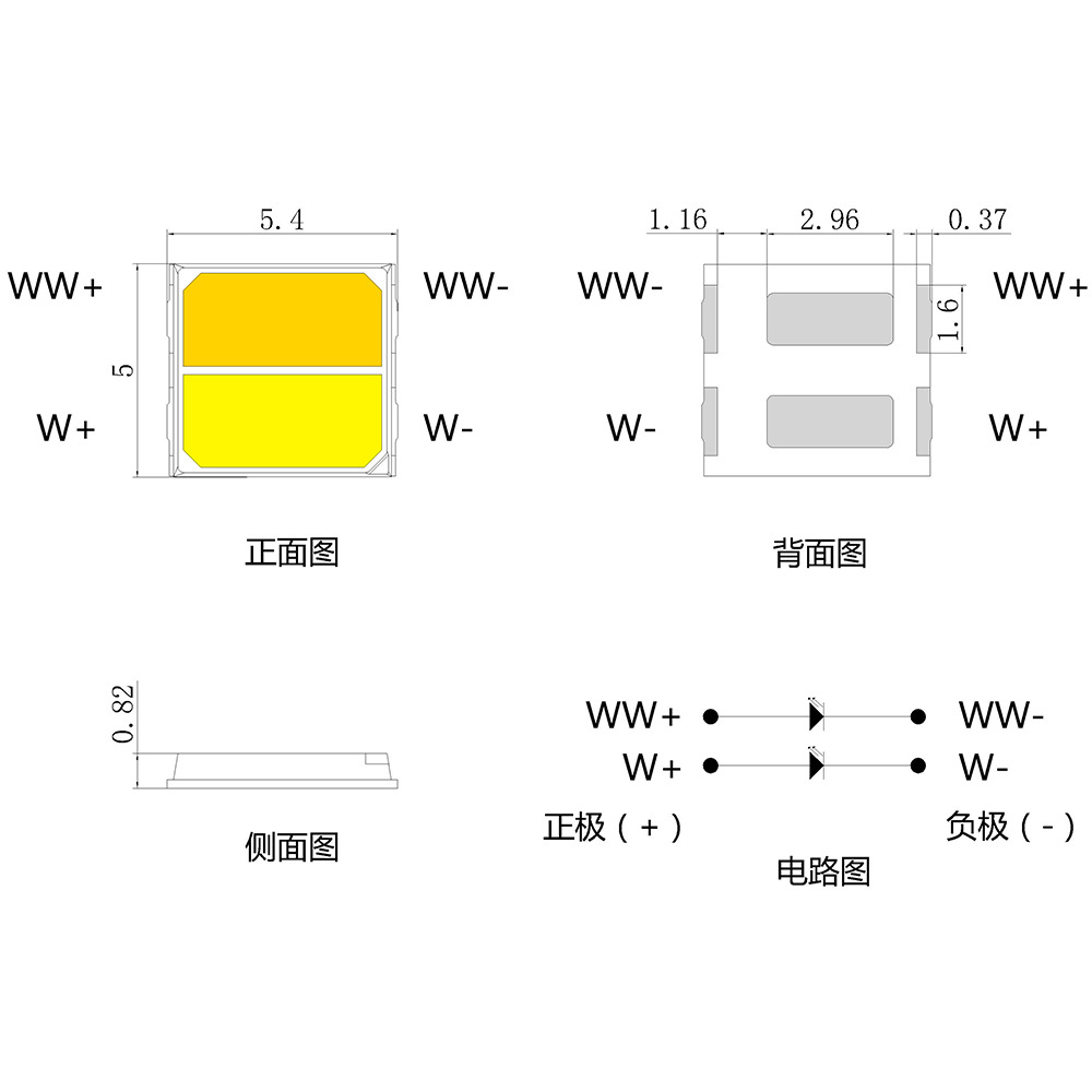 5050˫ɫLED齡ӰӰ5050ָled
