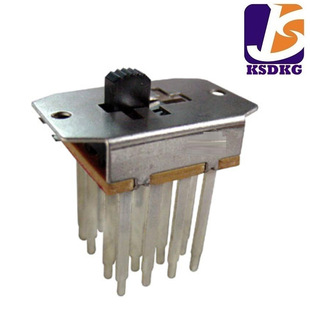 4P3T toggle switch high current direct slide dial switch four-speed slide switch binaural through hole stroke 4