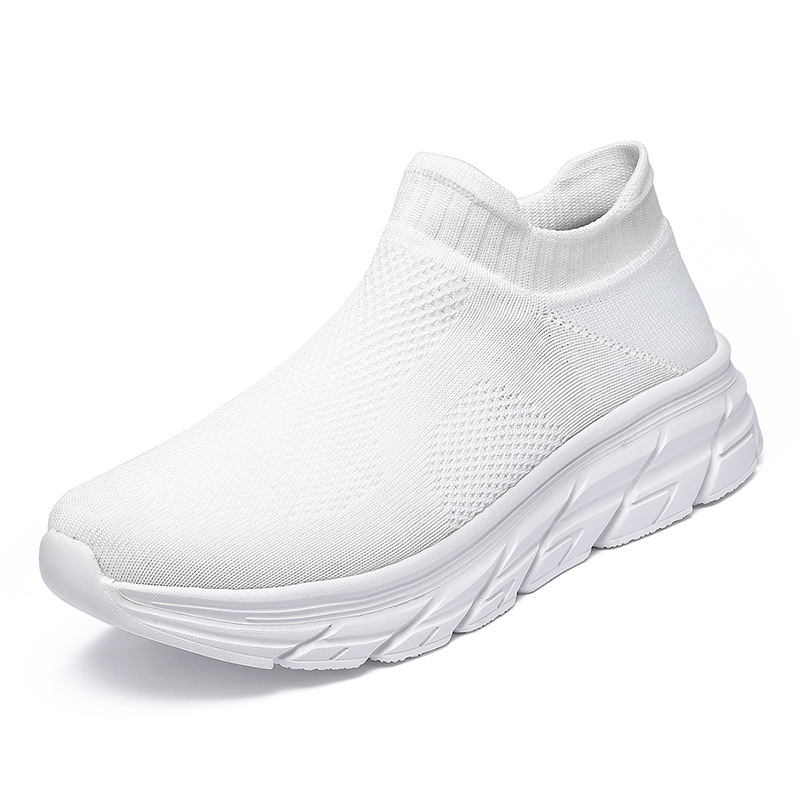 Leichte Sneakers für Paare mit atmungsaktivem Mesh-Obermaterial, rutschfesten Socken, dicken Sohlen – lässige Unisex-Sportschuhe_voghion.com