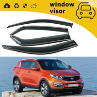 Подходит для Kia Sportage 16-23 годов выпуска: дефлекторы дождя, дефлекторы на двери, дефлекторы на окна, декоративные элементы.