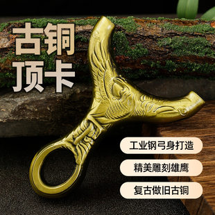 (Wholesale), highly precise Olympic travel slingshot with flat rubber bands
