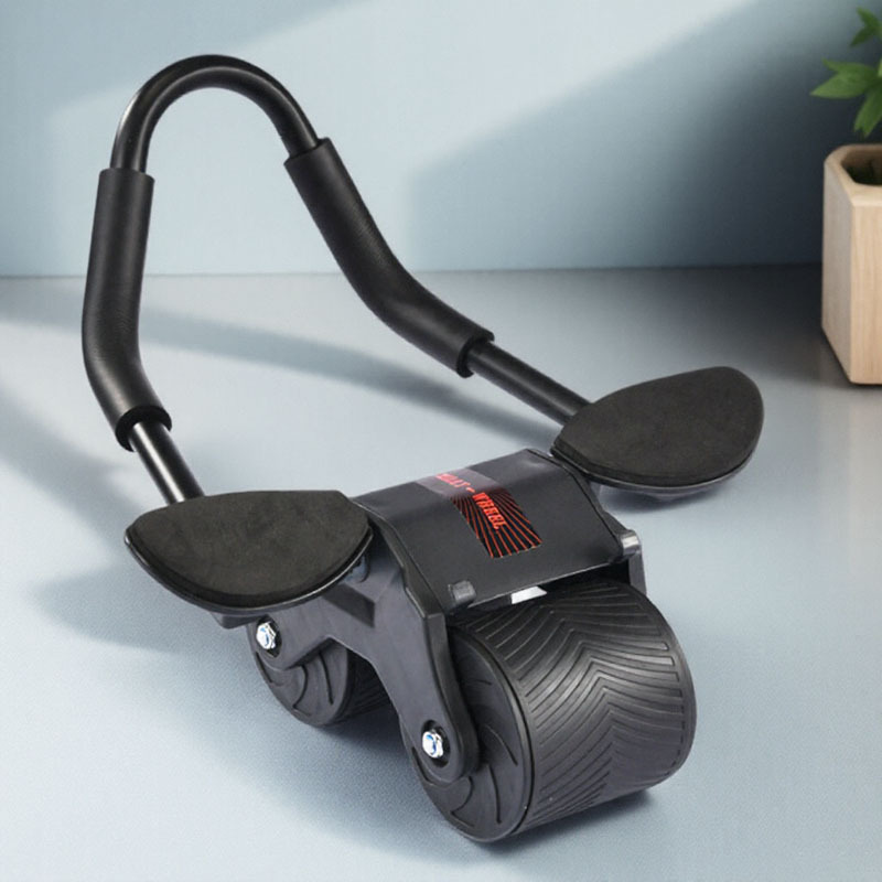 블랙 + 더블 휠 + 무릎 패드