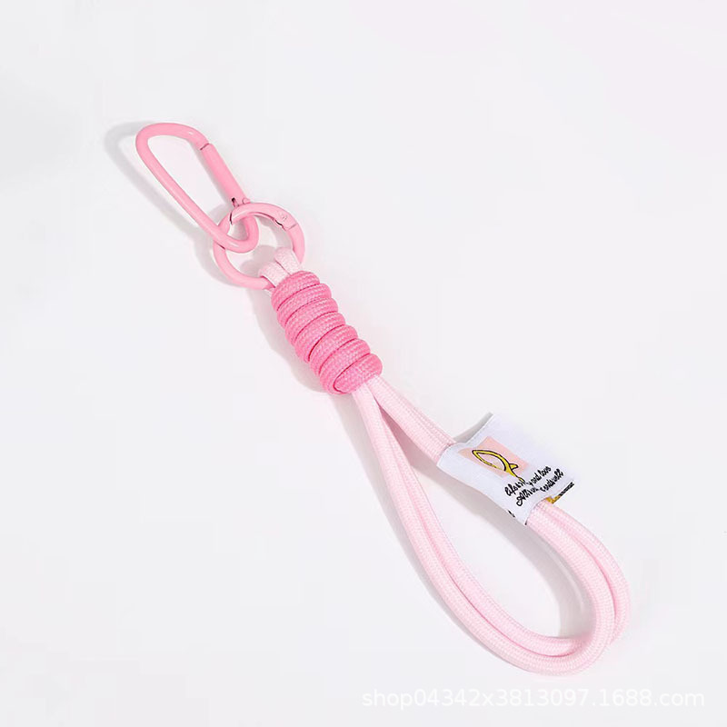 携帯電話のストラップのマカロンの色合わせのキーチェーンのキーチェーンは簡単で短いタイプのロープのキーチェーンのリングの装飾品の卸売りを掛けます。|undefined