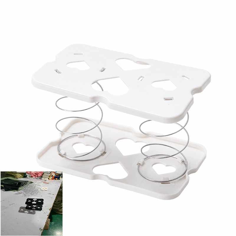 Soporte de resorte para dispensador de papel higiénico, almohadilla de resorte para caja de pañuelos, almacenamiento de papel extraíble, un tirón, un desprendimiento.