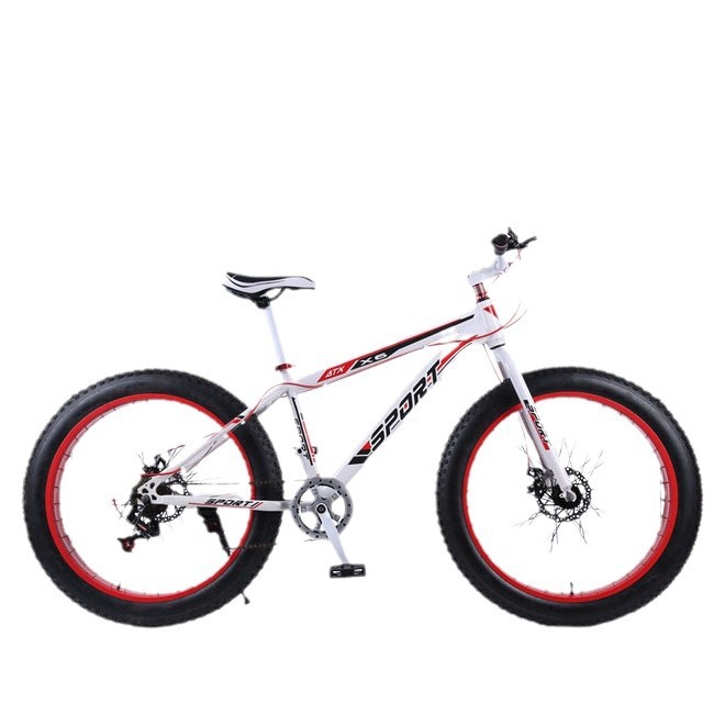 Velocidad directa de fábrica fuera de la carretera playa moto de nieve 4,0 neumático de grasa bicicleta de montaña hombre y mujer estudiante bicicleta