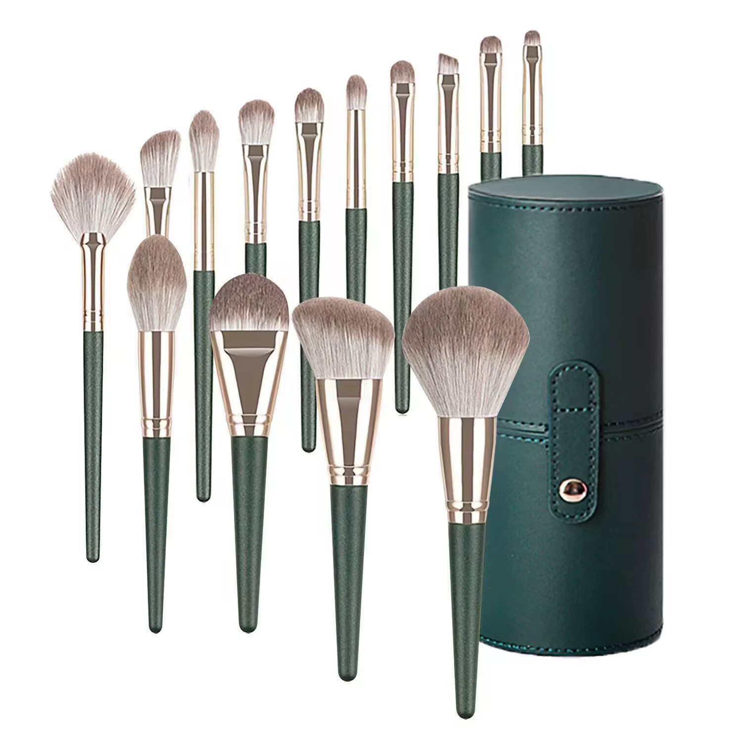 Soft brush, 14 pieces, for beginners, full set, (Physicals)