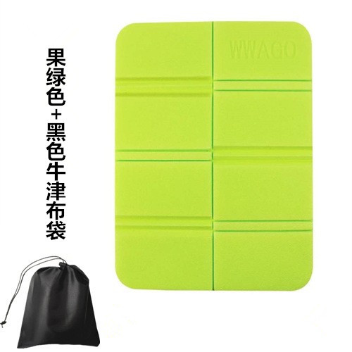 과일 녹색 천 가방