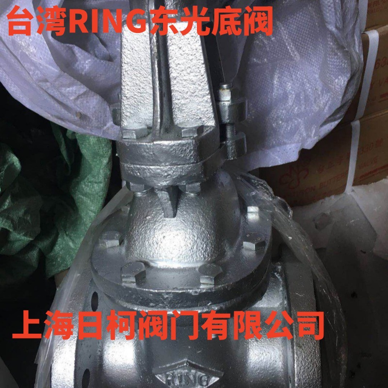 Fig.073东光铸铁法兰闸阀-台湾RING东光铸铁法兰闸阀PN16-DN100