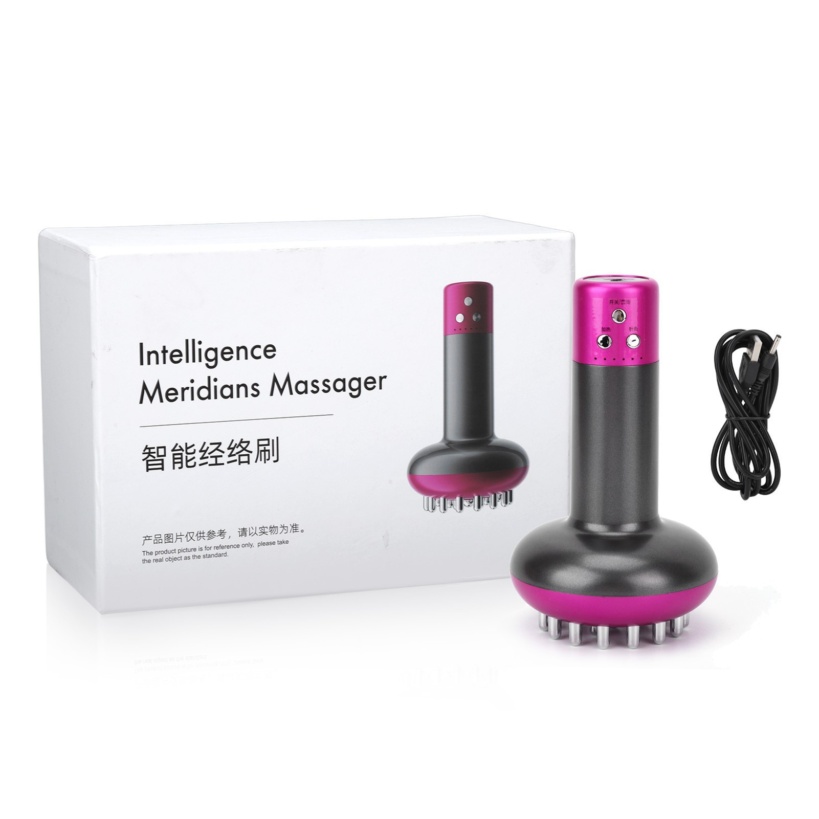 Masajeador Meridian Brush para dragar meridianos y todo el cuerpo, fisioterapia linfática universal para hombros y cuello, instrumento de fisioterapia Jinwan Douyin