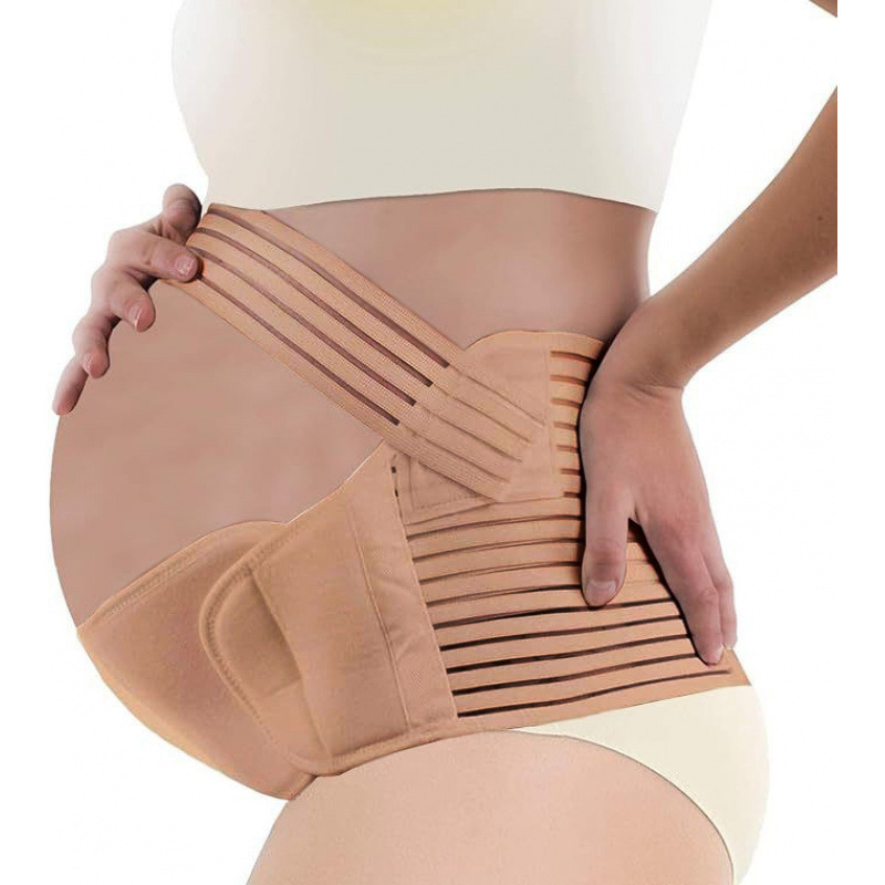 Cinturón de Soporte Maternidad de Malla de Poliamida, Transpirable y Ajustable para Embarazadas image 7