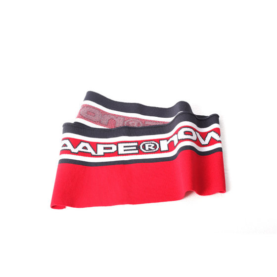 Thick needle rib 2 × 1 polyester ammonia pit rib thick needle flat knitting machine collar hem cuff long sleeve sweater fabric