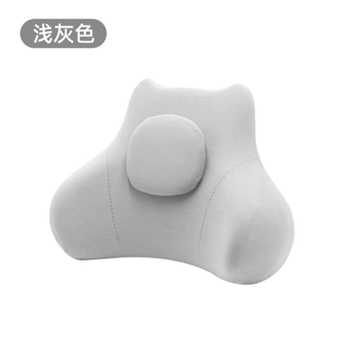 Chair Lumbar Pillow Cross-Border Amazon – Waist support - waist-support-style-light-gray