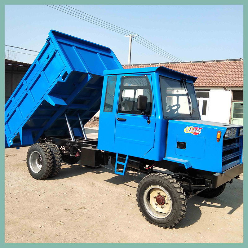 送货农用四轮拖拉机农用车工程柴油四驱运输车自卸马力四不像大棚