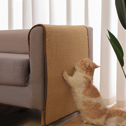 Factory direct sales sisal mat pet cat scratching board protection sofa anti-cat scratch wear-resistant claws do not shed crumbs cat supplies