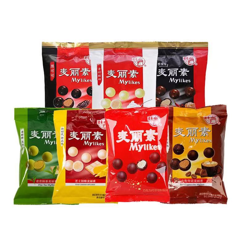 Liang Feng Malinois 80g 65g Cappuccino Chocolate Beans Substitute for Cocoa Butter Nostalgic Small Packaging Leisure Childhood Liang Feng Malinois 80g 65g Cappuccino Chocolate Beans Substitute for Cocoa Butter Nostalgic Small Packaging Leisure Childhood