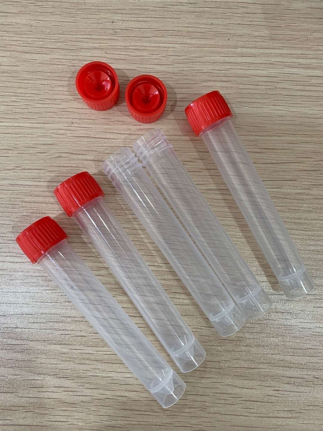 病毒采样管10ml冷冻管 红色盖透明垫圈 塑料密封性高不漏液冻存管