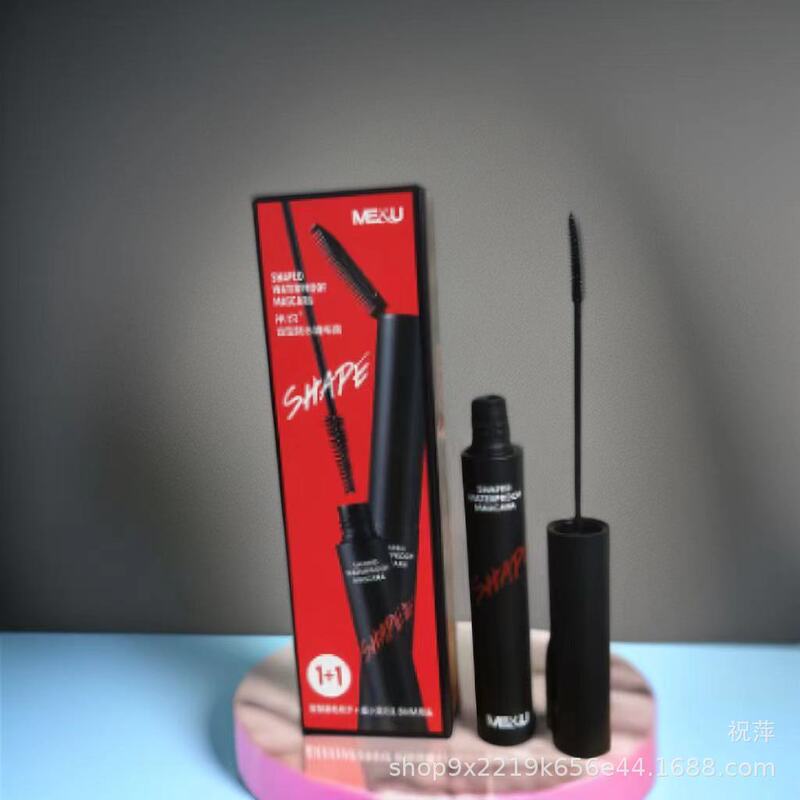 Miyovina Waterproof Long-Lasting Mascara for Thick, Long, and Curled Lashes, Smudge-Proof with a Fine Brush Head, E-Commerce Waterproof Styling