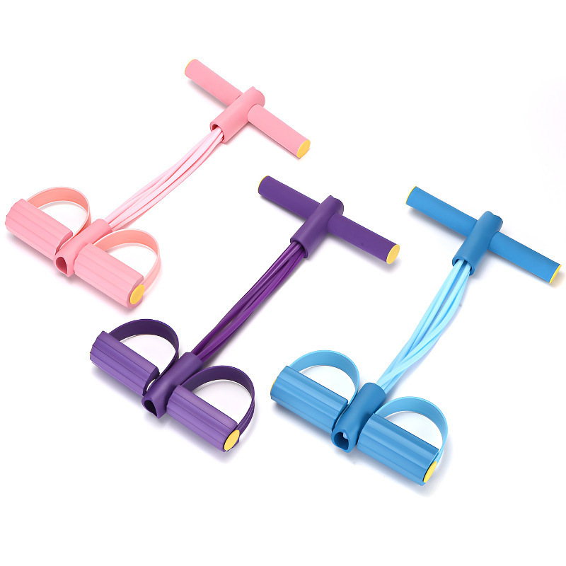 Pedal Pull Device Fitness Sit-ups Auxiliary Device Abdominal Roll Abdominal Slim Belly Yoga Equipment Stomach Rope_voghion.com