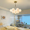 Scandinavian ceiling lamp for bedroom, modern and minimalistic lights, creative moon for living room for children's room