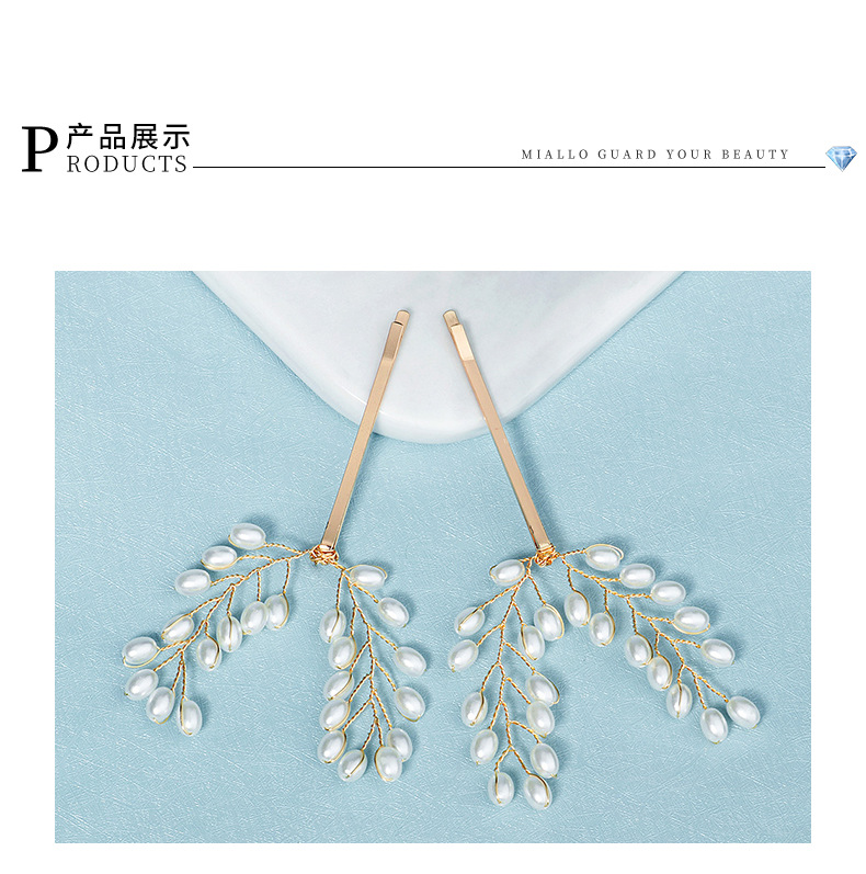 Fashion Pearl Hairpin display picture 4