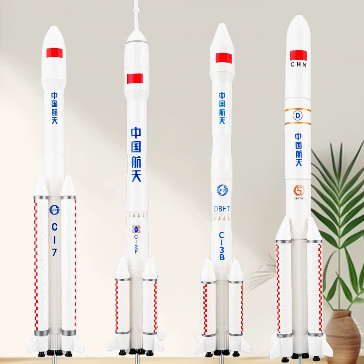 Длинный марш 5, 7, 3, китайская космическая ракета, украшения, научно-популярная модель, подарок для мальчика, игрушка