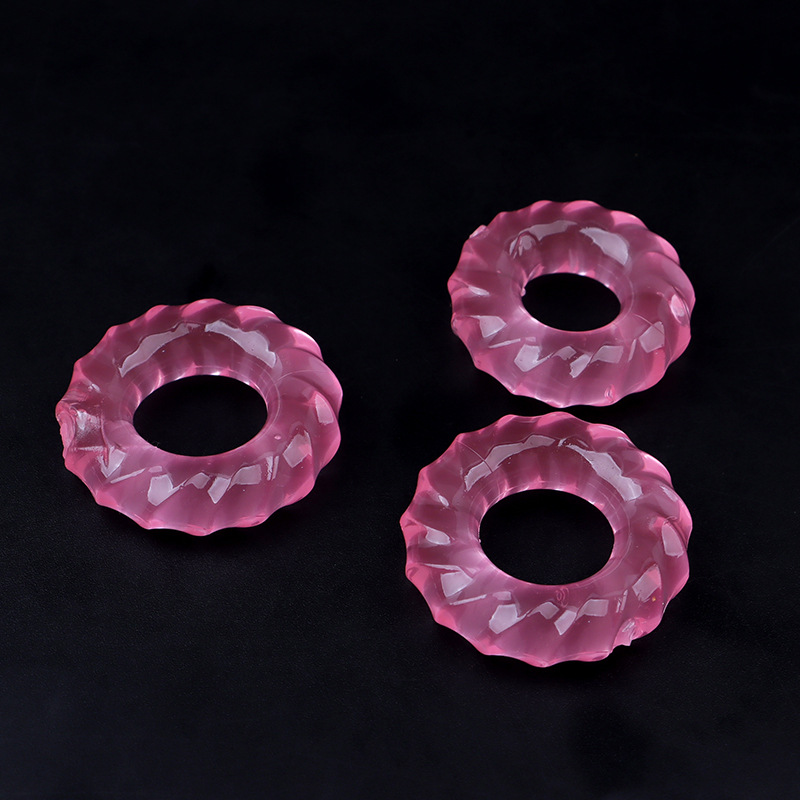 TPE Penis Root Sleeve Rings, 3-Pack Stretchy Delay Rings for Men — detail image 6