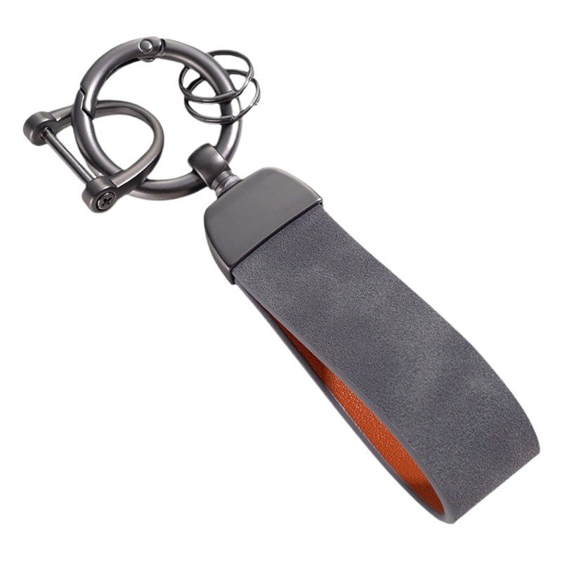 Hardware gamuza llavero anti-gota creativo llavero colgante coche llavero unisex coche colgante