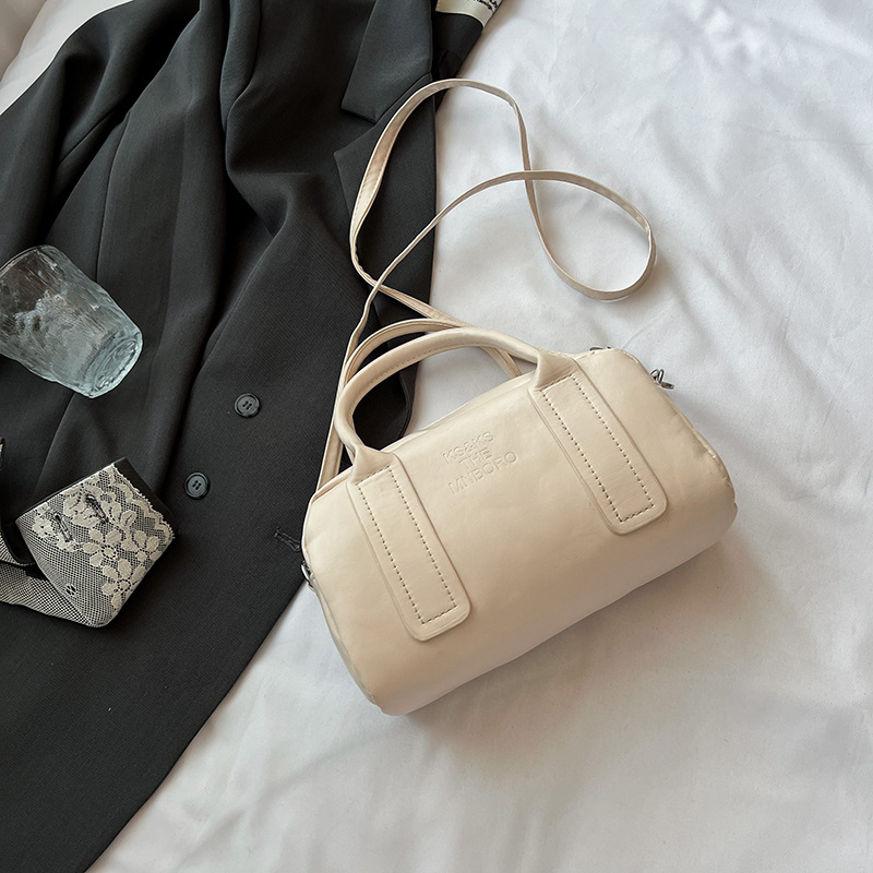 Retro Women's Shoulder Bag Versatile Boston Crossbody Handbag_voghion.com