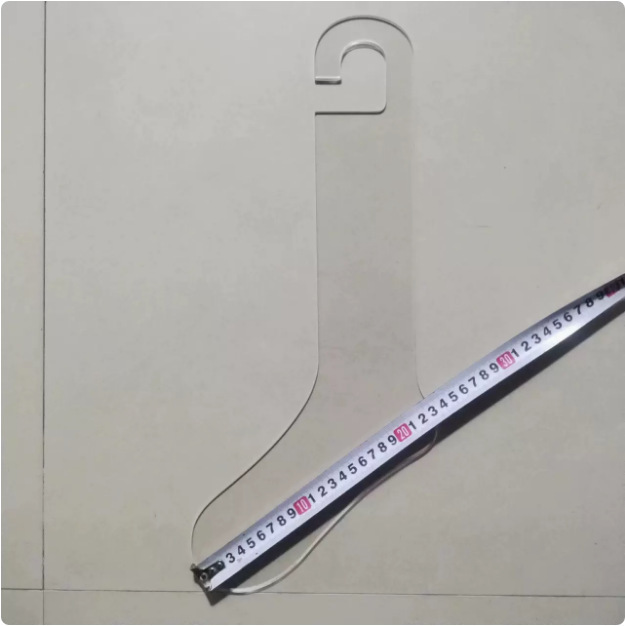 Acrylic adult socks display socks props transparent support socks board men's socks hanging board large socks template