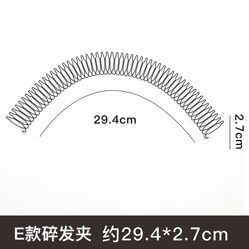 Arteito de acabado de cabello roto para adultos Cabello invisible en la parte posterior de la cabeza femenina Horquilla de horquilla de cabello fijo