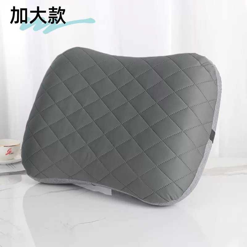 充气枕头加大款布套拆洗便携轻量充气垫绑带旅行枕露营装备腰靠