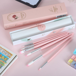 Girl's Pink High-Value Watercolor Pen Gouache Set Art Oil Painting Pen Tool Acrylic Pen Watercolor Painting Pen Single