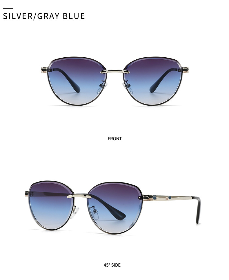 European and American Modern Retro Narrow Sunglasses High-End Women's Ins Style Sunglasses Versatile Trendyy Sunglasses 2506_voghion.com