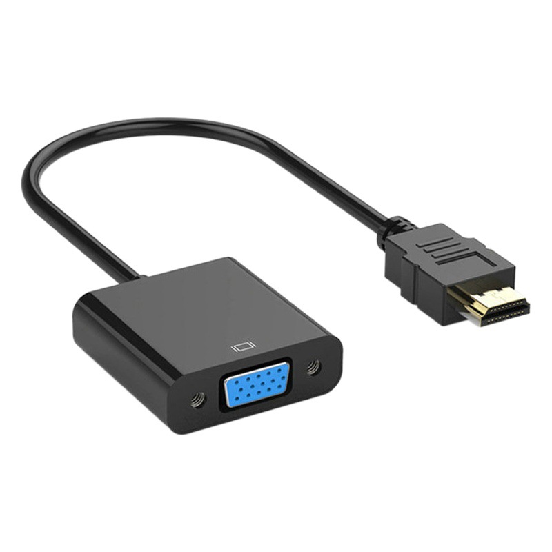 HDMI a VGA convertidor de audio Monitor de fuente de alimentación Cable de conversión de vídeo de la computadora HDMI a VGA cable adaptador