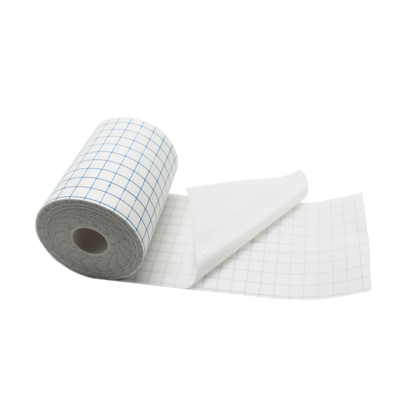 Rollo de apósito de tela no tejida spunlace malla transpirable cinta de protección de fijación de catéter de infusión vendaje cinta adhesiva