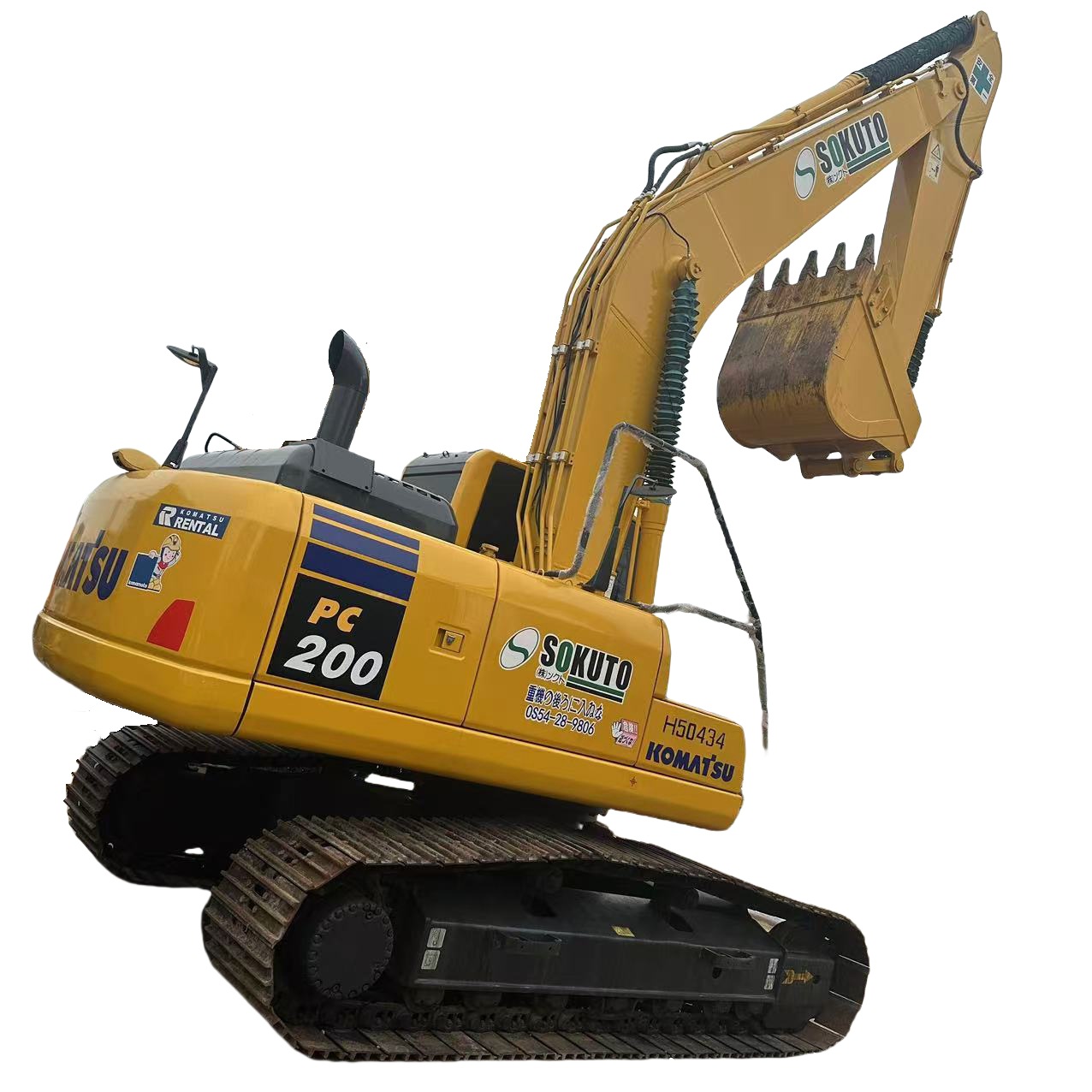 热卖二手小松PC200-8液压履带式挖掘机90% 新型建筑挖掘机