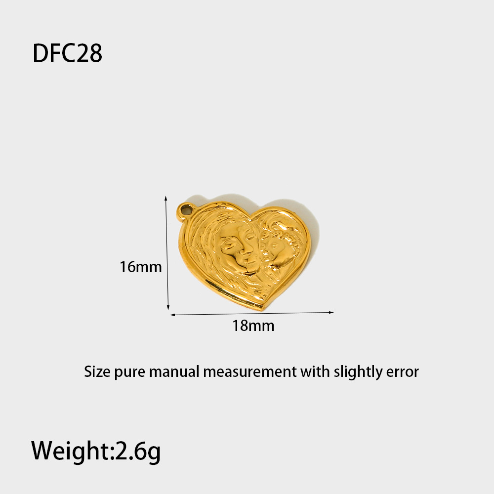 5g Weight 0.03µm-0.05µm Gold Plating Thickness PVD Coated Gold Plating Process Pendant Jewelry Making Type 18K Real Gold Plated Plating Material 1 Piece Quantity 304 Stainless Steel Material Portrait, Starburst, Heart Shape, Shell Pattern Casual, Simple Style Style Plating Craft 1 Piece 304 Stainless Steel Letter Heart Shape Floral Jewelry Accessories Pendant 无
