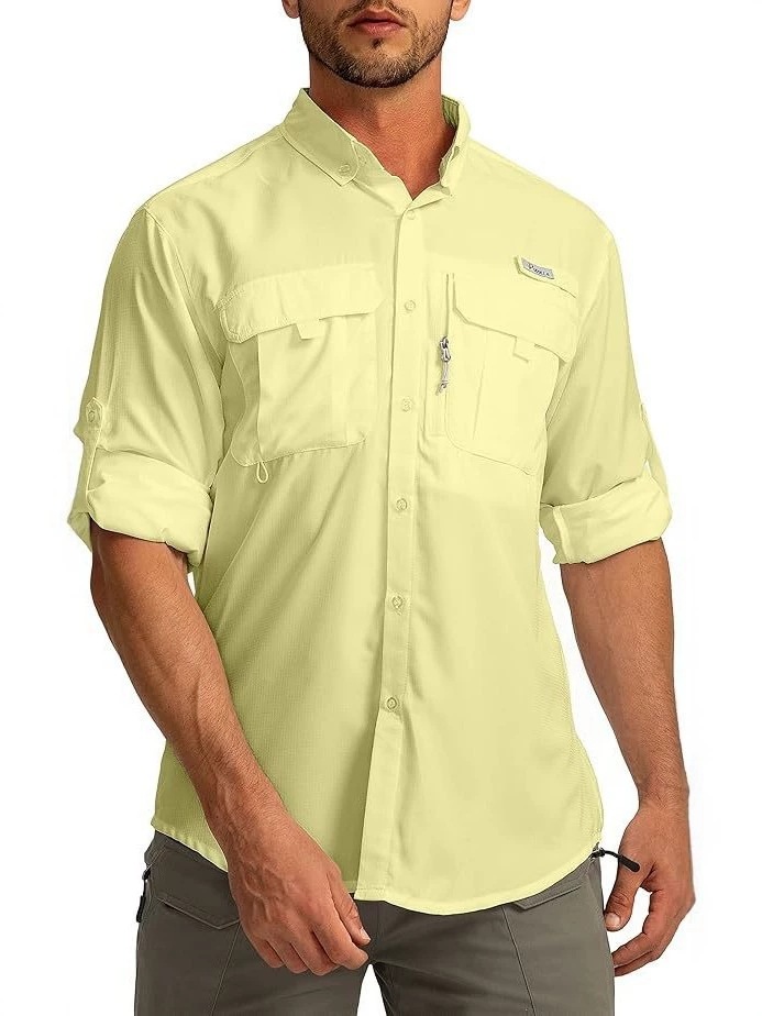 Camisa masculina manga comprida secagem rápida proteção uv_voghion.com
