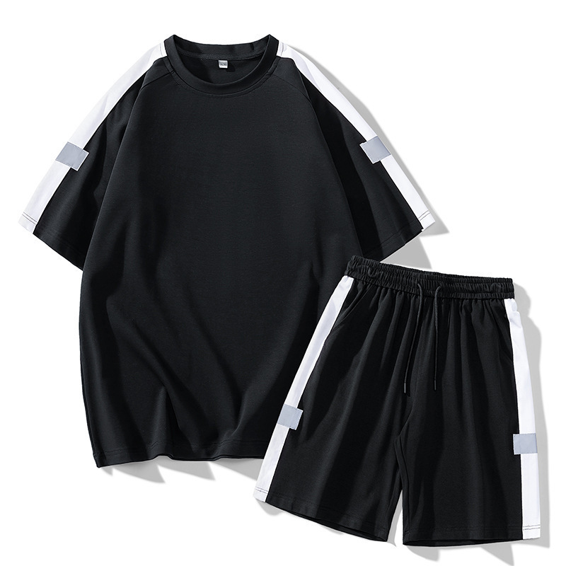 Conjunto Deportivo Casual para Hombre de Elastano con Cuello Redondo