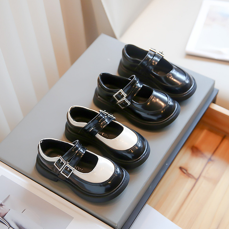 Zapatos de cuero para niñas 2023 otoño nuevo estilo coreano zapatos para niños moda Mary Jane zapatos para niños zapatos de princesa para niñas