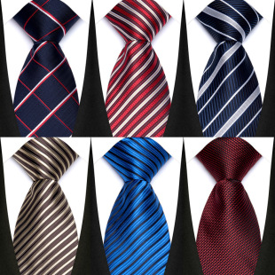 Powerful Merchants Are Available in Stock 2025 New High-Density Stripesd Flower Men's Business Suit Tie