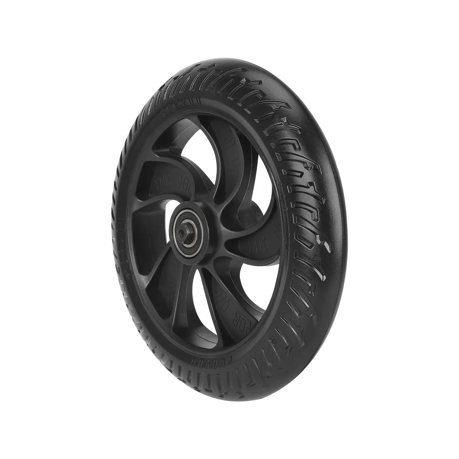 Kugoo S1 S2 S3电动滑板车实心后轮轮毂更换后轮带轮胎带轴承配件